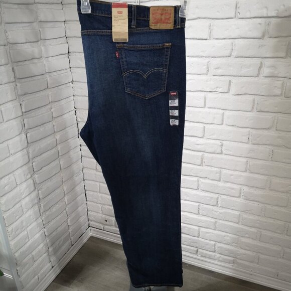 NWT Levi's 514 Men's Size 54/32 Athletic Taper Medium Wash Big & Tall Jeans - Picture 1 of 13